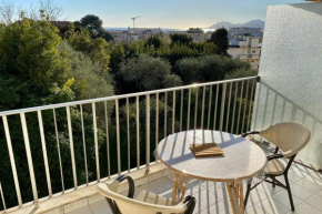 Sea view Terrace parking Cannes Center in a green setting LIVE IN CANNES
